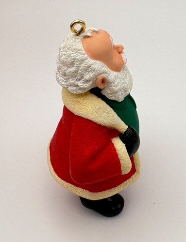 Hallmark Keepsake Christmas Ornament Santa The Proud Collector Handcrafted 2000 - Picture 7 of 12