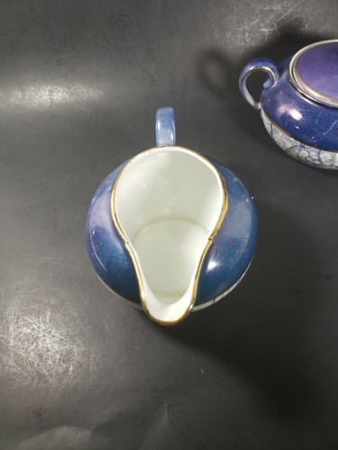 VINTAGE 1940s German Celebrate Pottery Cream and Sugar Hand Painted - Picture 11 of 12