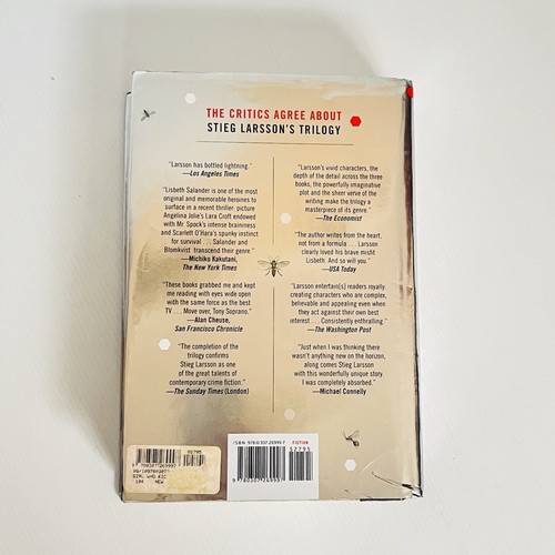 The Girl Who Kicked the Hornet's Nest by Stieg Larsson Hardcover Novel 2009 - Picture 2 of 14