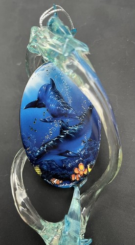 3 Bradford Exchange Dolphin Majesty Christmas Ornament Set 2003 Christian Lassen - Picture 5 of 6