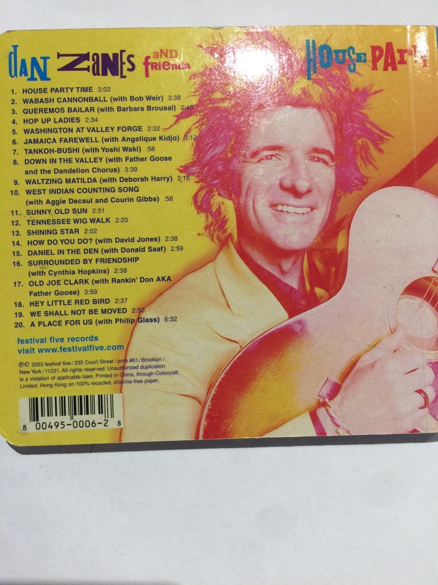 Dan Zanes House Party (CD, Oct-2003) - Board Book Edition - Disney