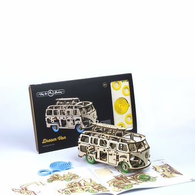 Mechanical Time for Machine 3D wooden puzzle Model Dream Van Construction Set