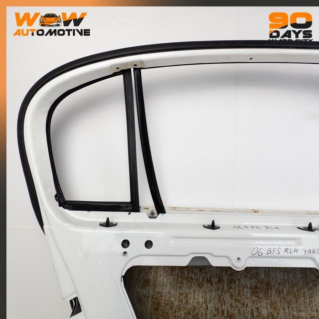 06-12 BENTLEY CONTINENTAL FLYING SPUR REAR LEFT DRIVER SIDE DOOR WHITE OEM