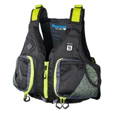Bluestorm MOTIVE Kayak Life Jacket Fishing Vest Type III PFD, Hi-VIZ GRN/YEL