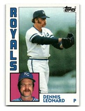 Dennis Leonard 1984 Topps #375 Kansas City Royals NM-MINT
