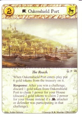 3 x Oakenshield Port AGoT LCG 1.0 The Pirates of Lys 48
