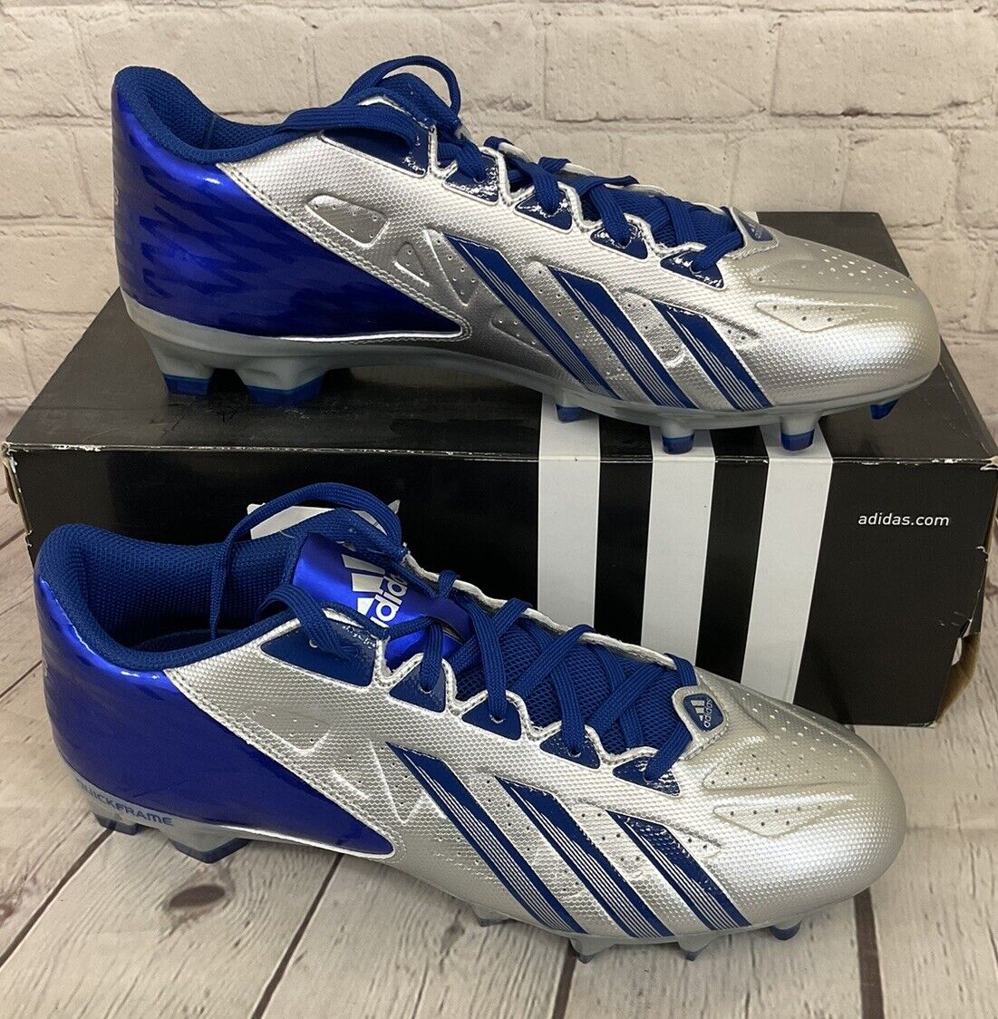 Adidas G67028 FilthyQuick Men's Football Cleats Platinum Adidas G67028 FilthyQuick Men's Football Cleats Platinum