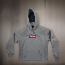 SUPREME FW16  Heather Grey  Box Logo Pull ove...