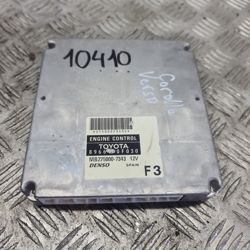 Toyota Corolla Verso engine control unit module ECU 1.8 1ZZ-FE 89661 ...