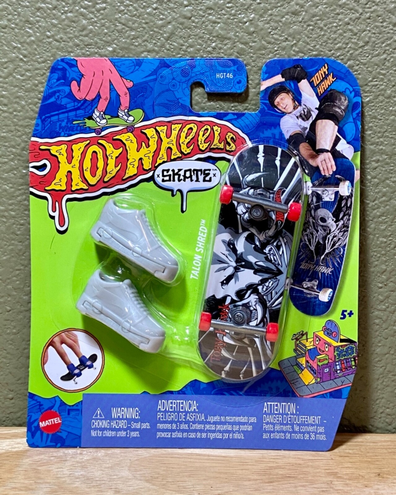 Hot Wheels Skate Dedo Tony Hawk Originals Talon Shred 2023