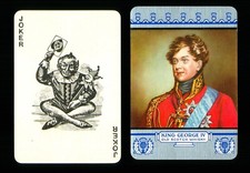 1 x Joker wide playing card King George IV Old Scotch Whisky AE 632