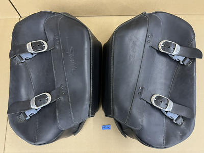 1994-2003 OEM Harley-Davidson XL Sportster Leather Saddlebags