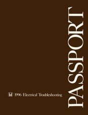 1996 Honda Passport Electrical Troubleshooting Diagnostic Procedure Manual Book