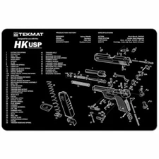 Heckler & Koch HK USP Gun Cleaning Mat by TEKMAT