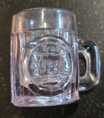 Vintage Miniature Necco Confectionery Co. Advertising Mug, Turning Purple