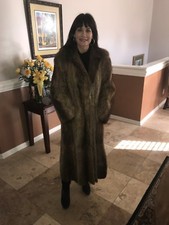 Womens Revillon Fur Coat Full Length