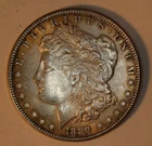 1889 P Morgan Silver Dollar AU BLB9