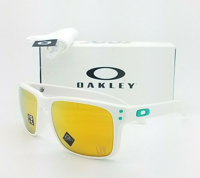 Oakley Super Bowl Liv Holbrook Matte White Prizm 24k Gold Polarized Oo9102 06 for sale online | eBay