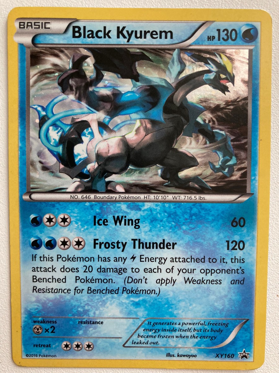 Pokemon card Black Kyurem XY160 Promo - US Seller | eBay