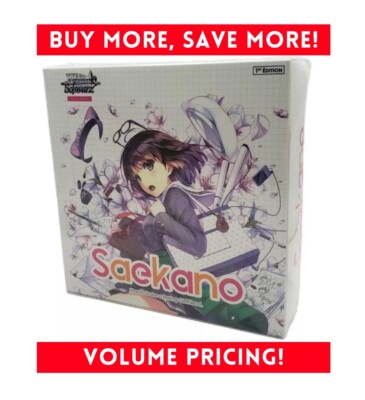 Saekano How To Raise a Boring Girlfriend Booster Box Weiss Schwarz English 1st E