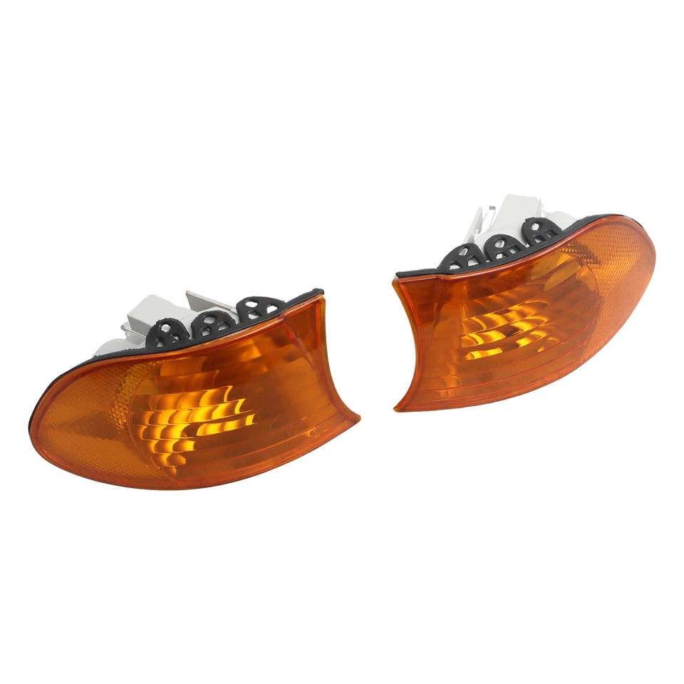 Luces de esquina delanteras ámbar luces de estacionamiento diestro y derecho para BMW Serie 7 E38 1999-2001 Foto 3 de 4