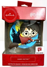 Hallmark Harry Potter Flying On Broom Christmas Tree Ornament