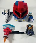 4 COMPLETE VINTAGE TRANSFROMERS FIGURES OPTIMUS/ASTROTRAIN/GC-12 SKIDS/MEGATRON