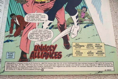 VIGILANTE #31 - DC COMICS 1986 - Read Once: MINT! - Picture 4 of 7