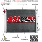 3 Rows Aluminum Radiator for 2013-2018,17 Ram 2500 3500 4500 5500 6.7L L6 Diesel