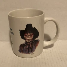 Vintage Leanin' Tree Western Coffee Mug "Honorary Member Old Man's 4H Club" 1983