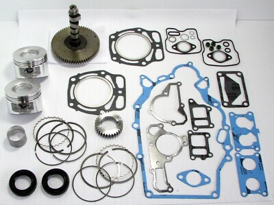 #ad #ad Kawasaki Engine Gasket Rebuild Kit w Camshaft amp; .5mm Oversize Pistons amp; Rings $355.00