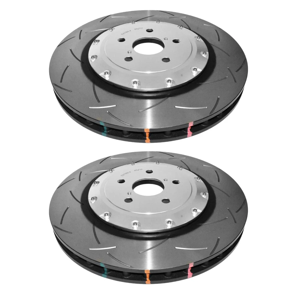 Audi RSQ3 8U Front Brake Discs Grooved 365mm R90 DBA 5000 T3 Slotted 2013-18 x2 - Image 2 of 4