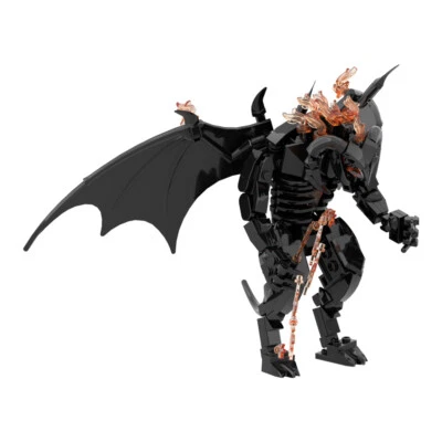 LITTLEDRAGONER LOTR Balrog MOC Building Bricks 215Pcs The Lord of the Rings Collector Model Kit