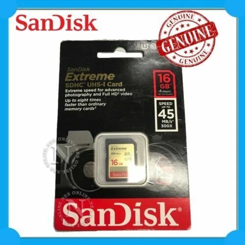 SDHC Camera Memory Cards for 16 GB Storage Capacity Canon