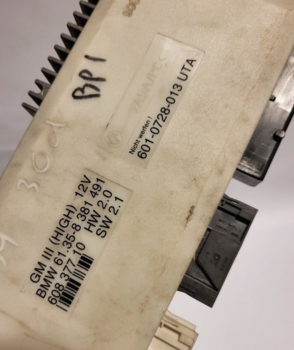 BMW E39 Body control module GM III (HIGHT) 12V 61358381491 - Picture 5 of 6