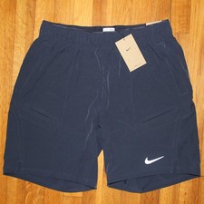 Pantalones Cortos Nike Dri-Fit Court Advantage 9" Tenis Pickleball Para Hombres L Azul Marino FD5325-451