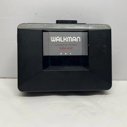 Sony Walkman WM-A12 Cassette Player *New Belts* * Works* *Cleaned*