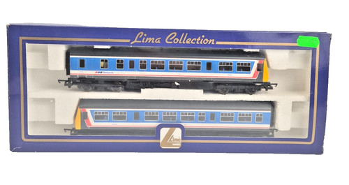 Lima 149896 Spur O Class 101 DMU Train Network SouthEast Blue Two Runner OVP | Zustand: Used