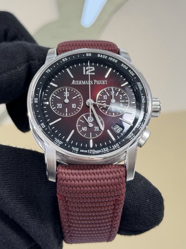 Audemars Piguet Code 11.59 Chrono 41mm White Gold Burgundy Red...