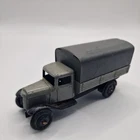 Dinky toys- 25b grey Covered Wagon 1940/50s Vintage *missing chrome grill*