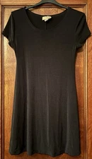 Sostanza Women's Little Black Dress Stretchy Flattering Size Large