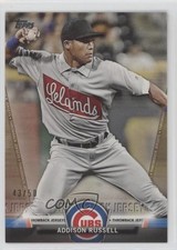 2018 Topps Salute Series 2 Throwback Jerseys Gold 43/50 Addison Russell 05ks