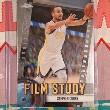 Topps 2024-25 Topps Chrome Film Study Insert Stephen Curry Warriors FS-7