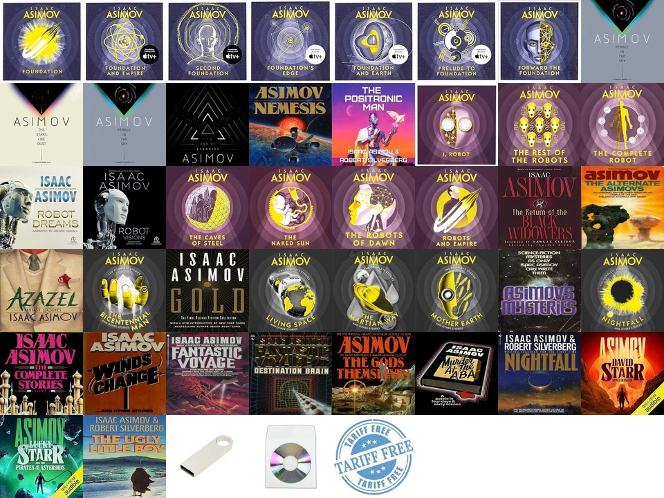 Isaac Asimov - Complete Science Fiction (43 audiobooks) - Image 1 of 1