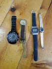 Vintage Citizen Chronograph LC Digital Japan  Watch Seiko Cyma Automatic Lot