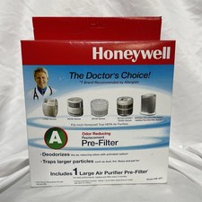 Filter A+ Premium Gas & Odor Reducing Pre-Filter HRF-APP1: NEW Honeywell HRF-APP1 A+ Odor & Gas Reducing Pre-Filter-Lot of 2-Factory Sealed