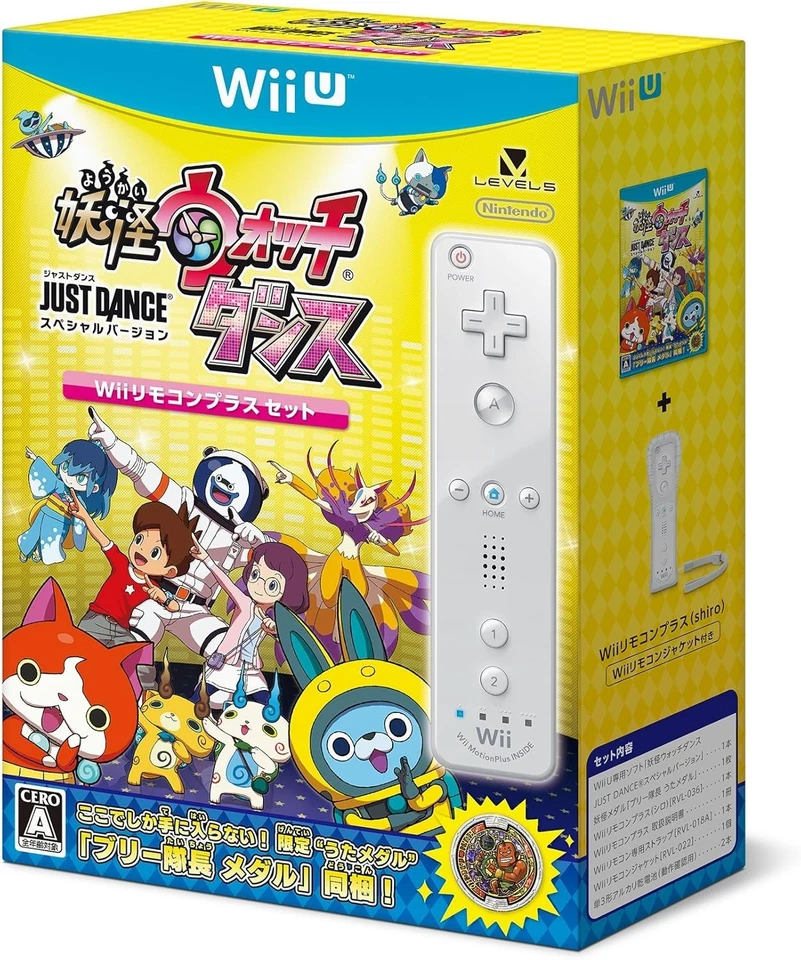 Yokai Watch Dance WiiU JUST DANCE(R) Special Version Wii Remote Plus Set Japan - Image 3 of 4