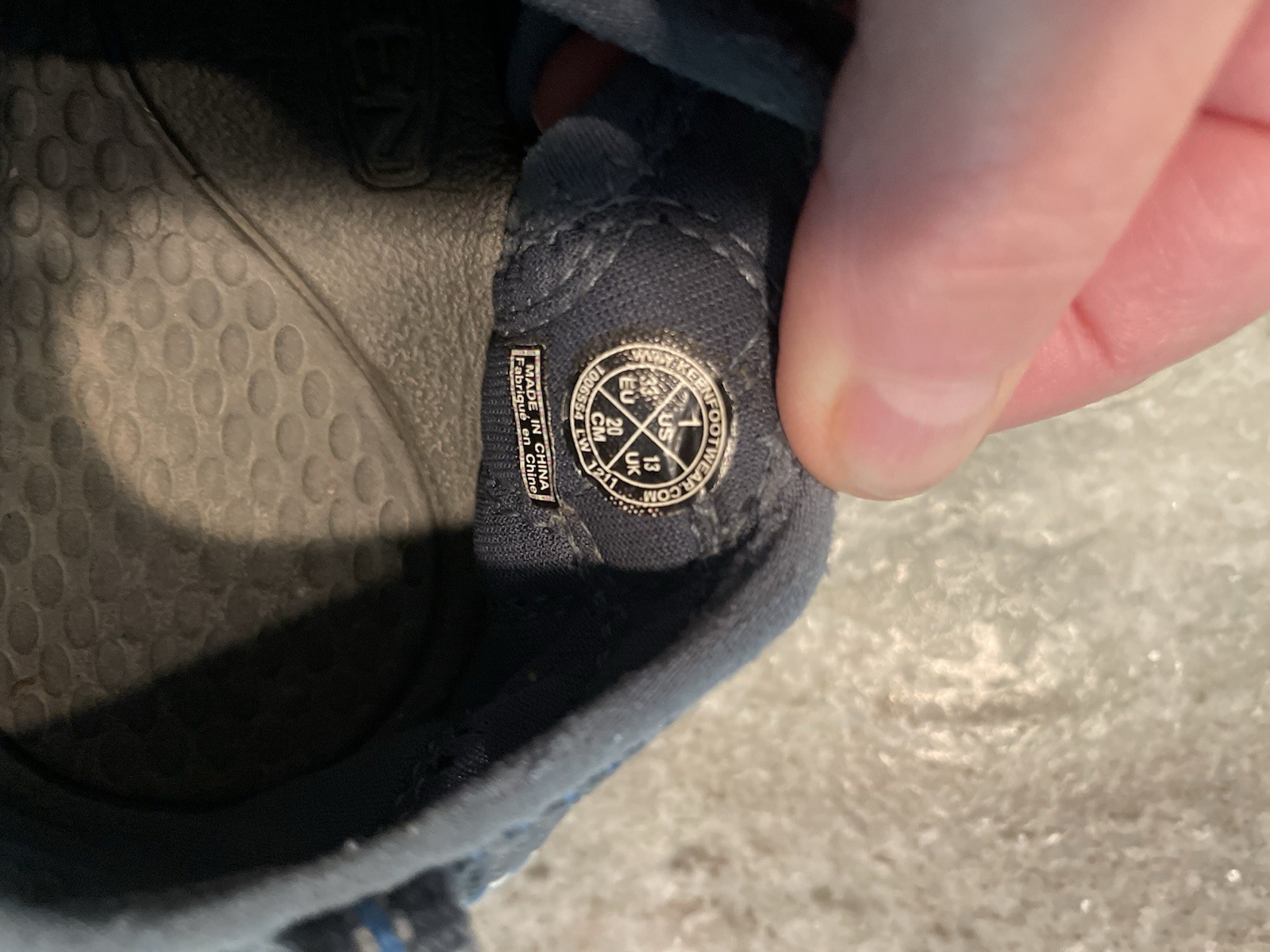 Sandali da bambino KEEN Newport H2 blu impermeabili scarpe ibride da trekking giovani taglia 1