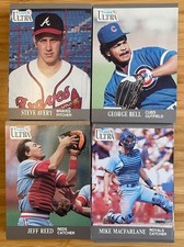 1991 Fleer Ultra Baseball Cards #1-200 - Complete Your Set