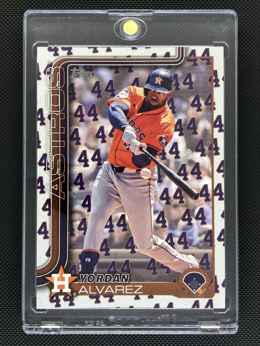 2025 Topps Series 1 #244 Yordan Alvarez Player Number Variation /44 SSP 266861